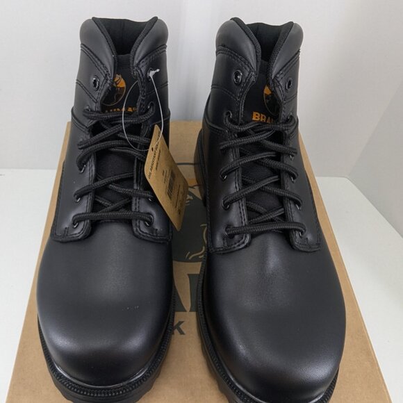 Brahma Boots Escott Men's Black Oil Resistant Soleplate Soft Toe Size 8W - Picture 3 of 7